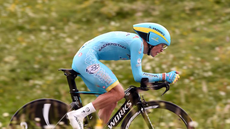 Miguel Angel Lopez on stage 8 of the 2016 Tour de Suisse