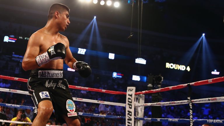 Mikey Garcia (L) is returning from a lengthy absence