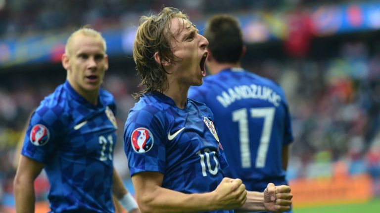 Il gol di Modric decide la sfida contro la Turchia (foto getty)