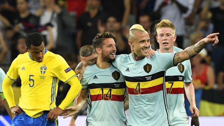 Il gol di Nainggolan consente al Belgio di battere la Svezia (foto getty)
