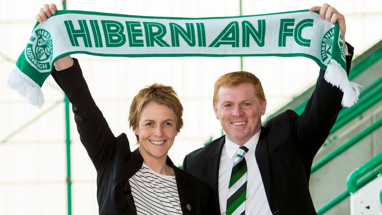 Leeann Dempster welcomes new Hibernian boss Neil Lennon to Easter Road