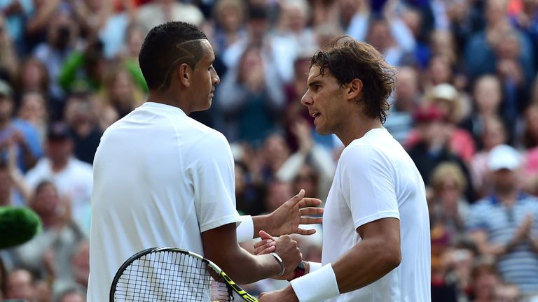 Nick Kyrgios memorably beat Rafael Nadal at Wimbledon in 2014 - but has never beaten Murray