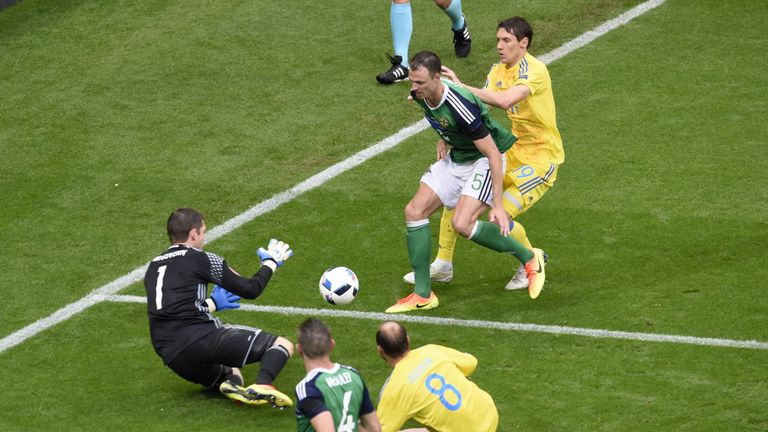 Ukraine could not get past Michael McGovern and the Northern Ireland defence