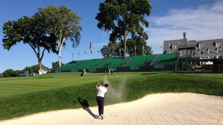 Even keeping a ball on the putting surface from a greenside bunker can be difficult