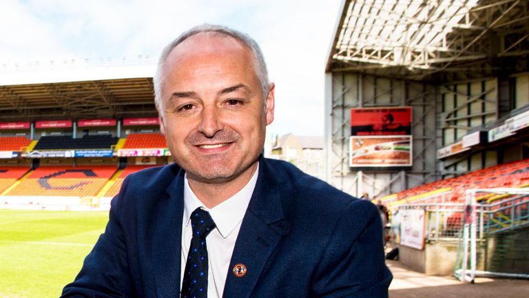 Dundee United manager Ray McKinnon