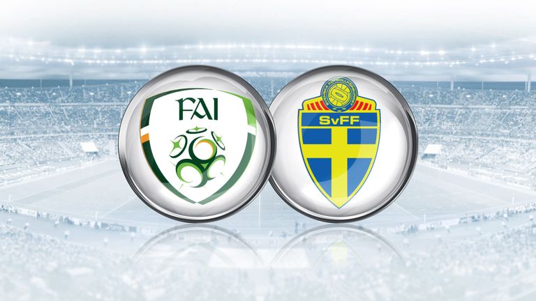 The Republic of Ireland kick off against Sweden on Monday