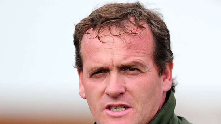 Trainer Richard Hannon at Salisbury Racecourse on June 12, 2016