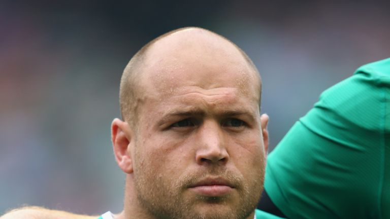 DUBLIN, IRELAND - AUGUST 15:  Richardt Strauss of Ireland during the International match between Ireland and Scotland at the Aviva Stadium on August 15, 20
