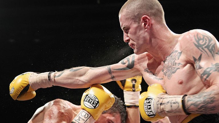 Burns (R) put Evensen down in the first round