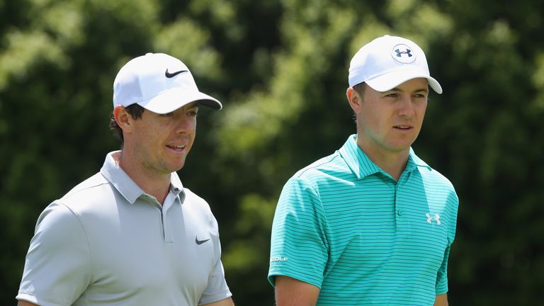 Rory McIlroy and Jordan Spieth practiced together ahead of the US Open