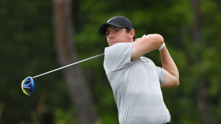 Rory McIlroy dropped his fifth shot of the day moment before the horns sounded for the third time