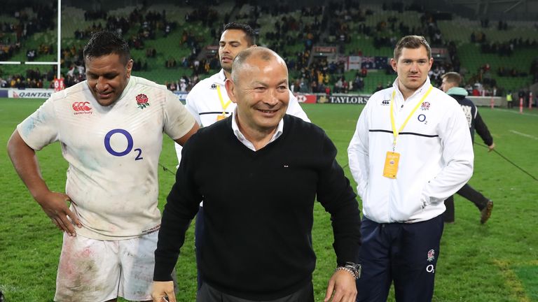 England head coach Eddie Jones said he was honoured to be thought of for the job