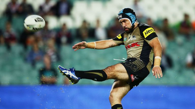 Jamie Soward of London Broncos, pictured in action for Penrith