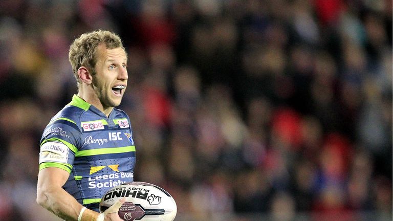 Rob Burrow returns to Leeds' squad for the visit of Salford