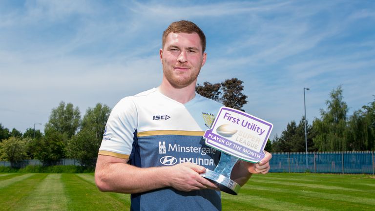 Hull FC's Scott Taylor, player of the month for May 2016