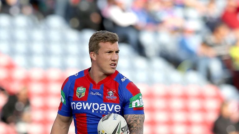 Trent Hodkinson of Newcastle Knights