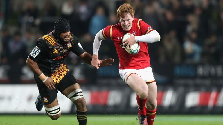 Rhys Patchell for Wales against the Chiefs earlier this week
