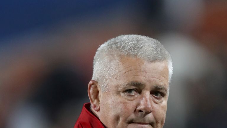 Wales coach Warren Gatland before the match between the Chiefs and Wales at FMG Stadium Waikato on June 14 2016