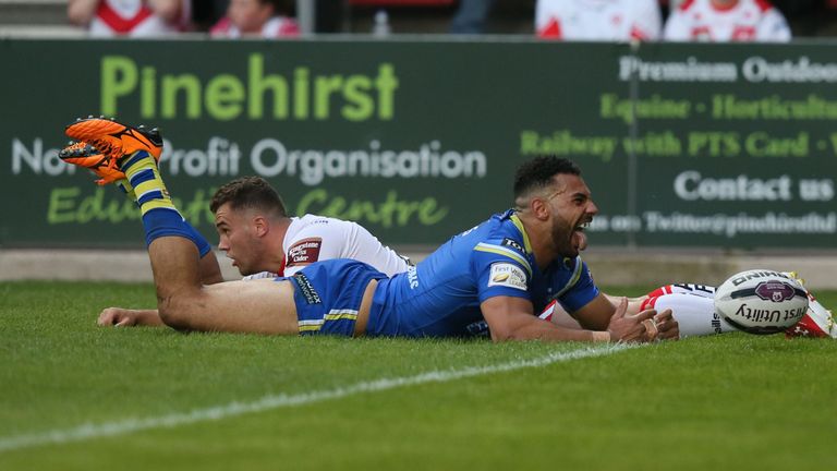 Ryan Atkins celebrated his 300th career appearance with a try