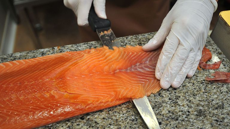 Salmon is a source of protein for any athlete
