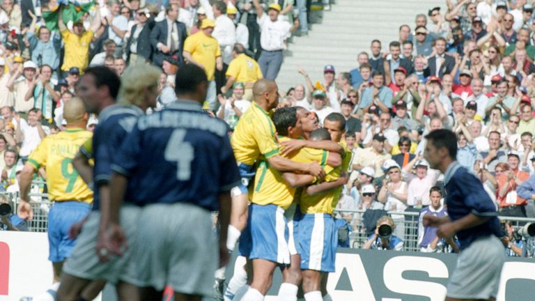 Scotland v Brazil at France 98 