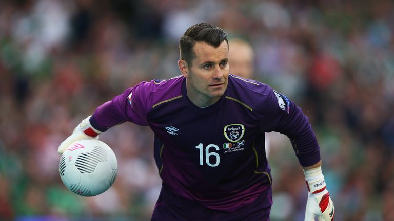 Shay Given capped 134 times by the Republic of Ireland