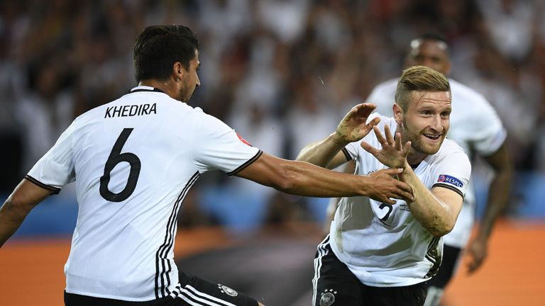 Germany defender Shkodran Mustafi celebrates