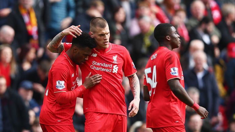 Daniel Sturridge may go up against Liverpool team-mate Skrtel on Monday