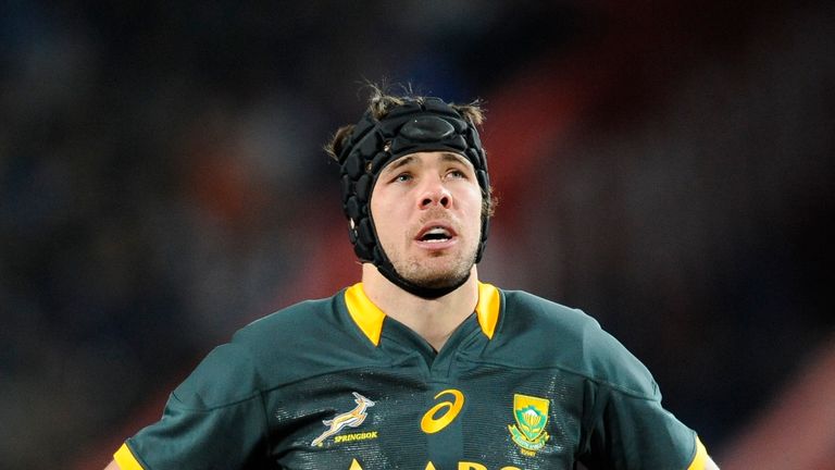 Whiteley has been capped six time by the Springboks