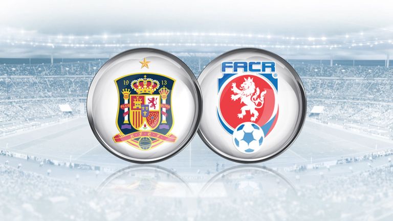 Spain face the Czech Republic in Group D on Monday 