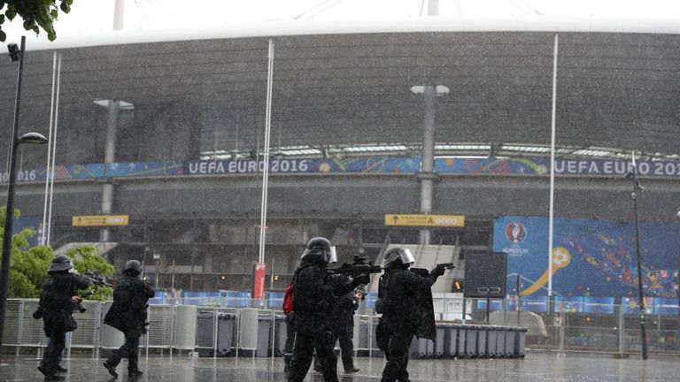 The Stade De France is expected to be surrounded by heavy security during the entirety of Euro 2016