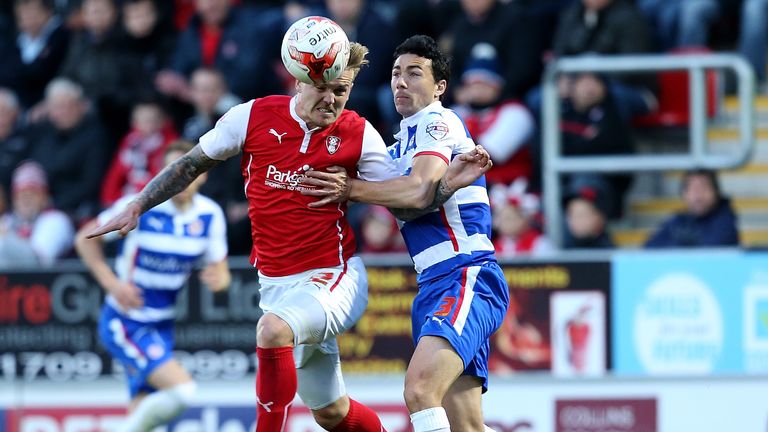 Stephen Kelly (r): Has extended his Rotherham deal
