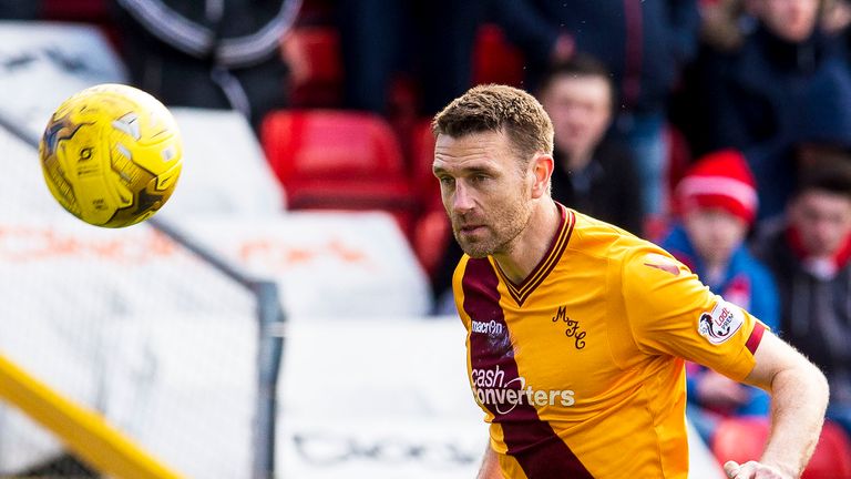 Stephen McManus in action for Motherwell