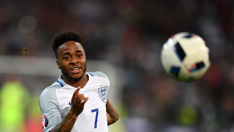 England's midfielder Raheem Sterling played 87 minutes against Russia