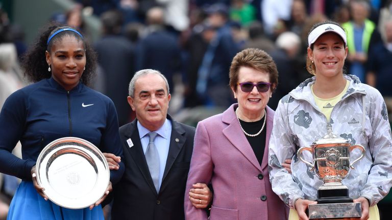 Billie Jean King said she was concerned about Serena Williams after she failed to defend her French Open title