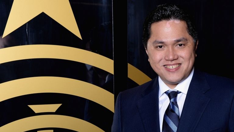 Erick Thohir, presidente dell'Inter (foto getty)