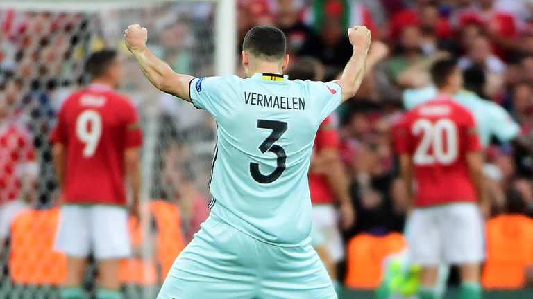 Belgium defender Thomas Vermaelen