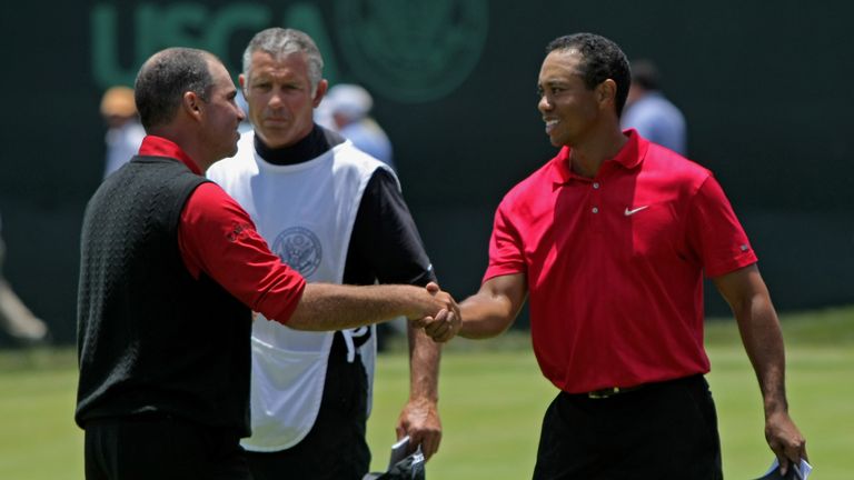Tiger Woods beat Rocco Mediate in a Monday 18-hole play-off at Torrey Pines in 2008.