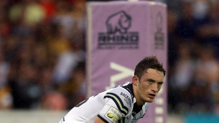 CASTLEFORD, ENGLAND - JULY 5:  Tom Gilmore of Widnes Vikings in action during the First Utility Super League match between Castleford Tigers and Widnes Vik