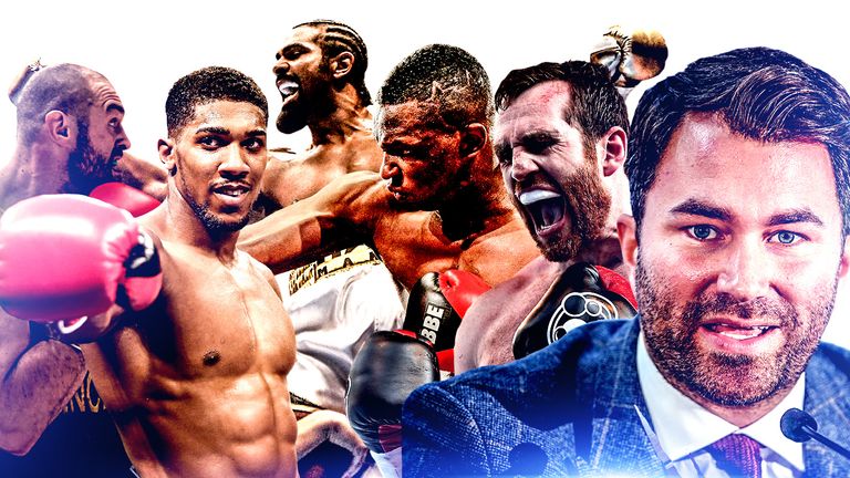 Eddie Hearn's top five British heavyweights graphic