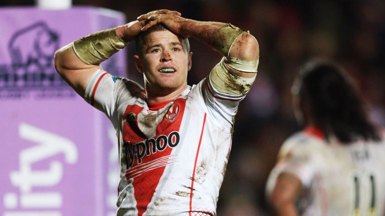 St Helens half-back Travis Burns has joined Leigh