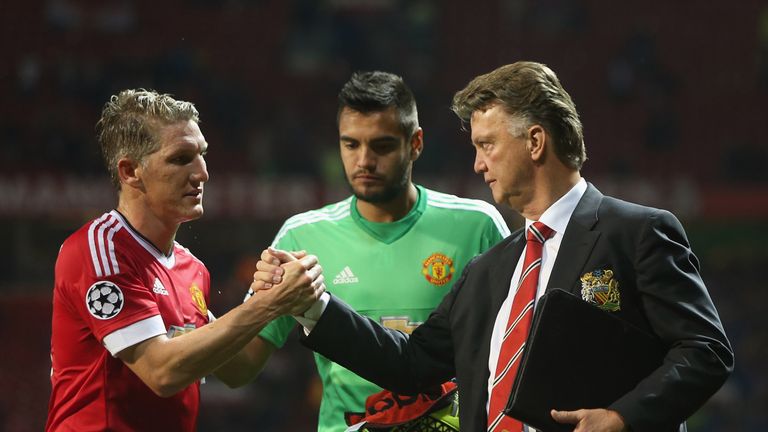 <<enter caption here>> at Old Trafford on August 18, 2015 in Manchester, England.