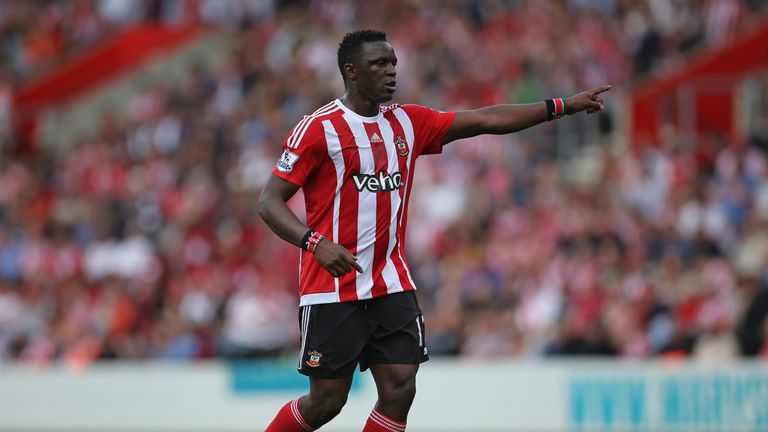 Victor Wanyama of Southampton during the Barclays Premier League match between Southampton and Crystal Palace 