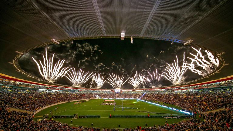 There were fireworks before and during the second Test in Wellington