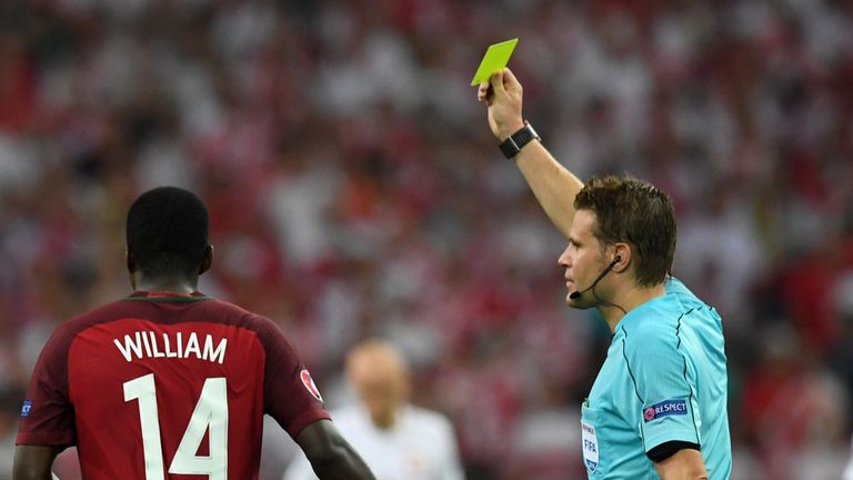 William Carvalho will miss the semi-final game after picking up a second booking