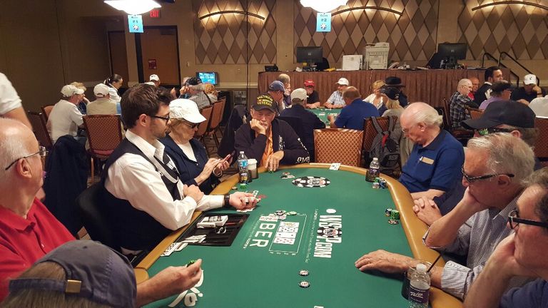 The Super Seniors event at the 2016 World Series of Poker.