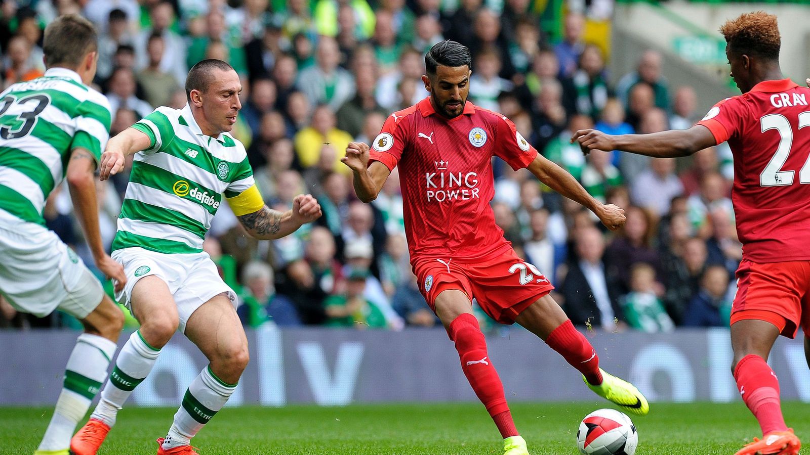 WATCH: Riyad Mahrez's Stunning Finish In Leicester's Win Against Celtic ...