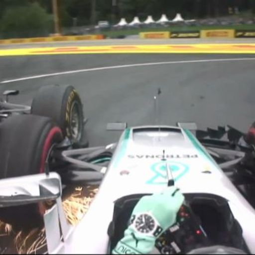 Rosberg accuses Hamilton over crash