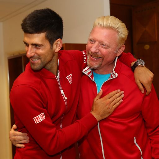 Djokovic splits with Becker