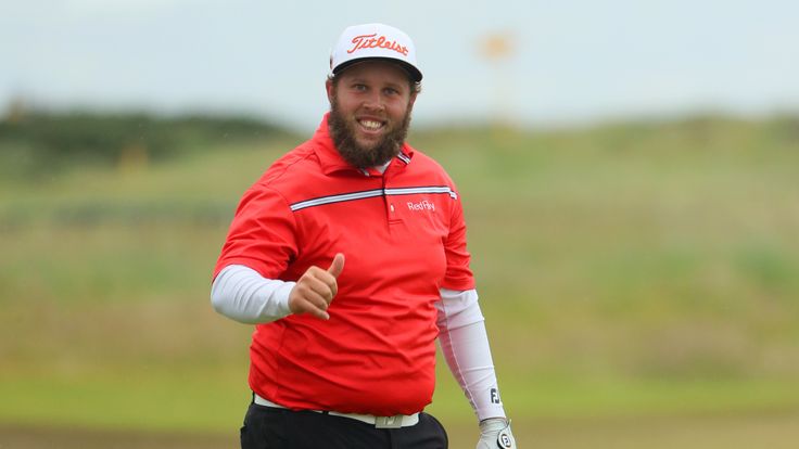 Andrew Johnston during the third round on day three of the 145th Open at Royal Troon